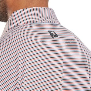 Footjoy | Polo Footjoy En Fil D'Écosse à Rayures