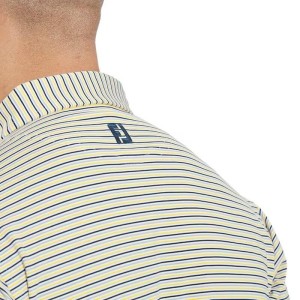 Footjoy | Polo Footjoy En Fil D'Écosse à Rayures