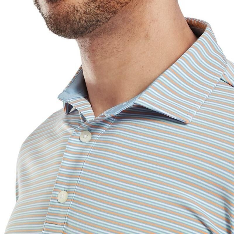 Footjoy | Polo Footjoy En Fil D'Écosse à Rayures