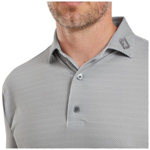 TEXTILE FOOTJOY POLO EU OCTAGON PRT LISLE WHITE BLANC S