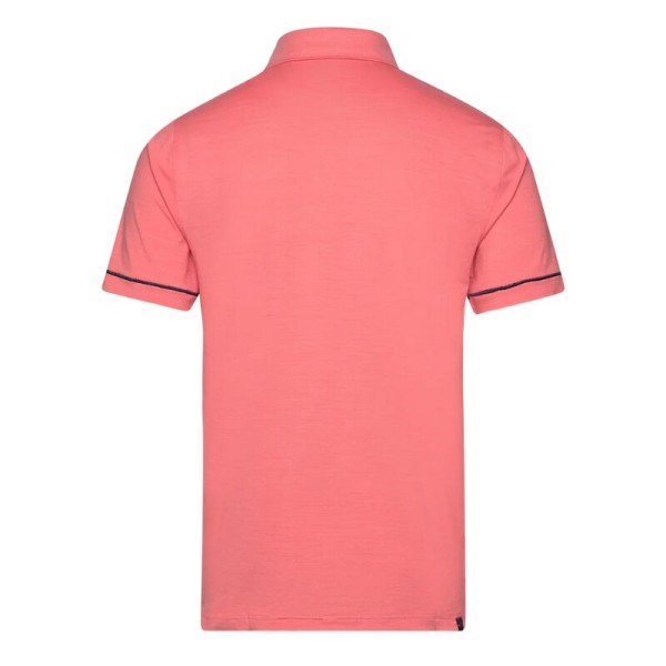 POLO PUMA HAYSTACK POLO.MELON PUNCH XL MELON PUNCH HEATHER-DEEP NAVY H