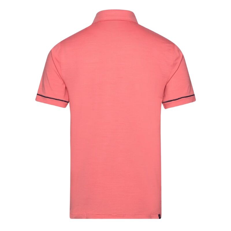 POLO PUMA HAYSTACK POLO.MELON PUNCH XL MELON PUNCH HEATHER-DEEP NAVY H