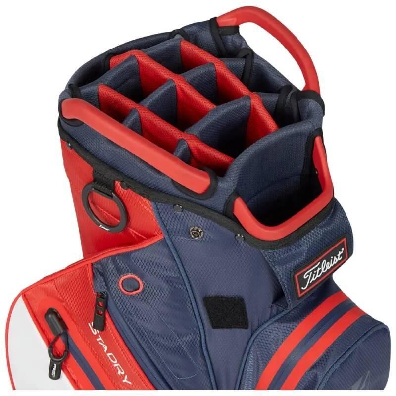 Titleist | Sac Chariot Cart 14 Stadry Marine/Rouge/Blanc