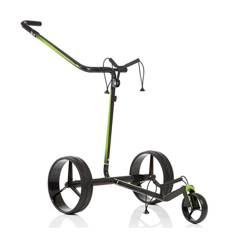 Jucad | Chariot Électrique Carbon Travel 2.0 Noir/Vert