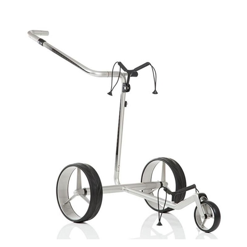 Jucad | Chariot Électrique Carbon Travel 2.0 Argent/Noir