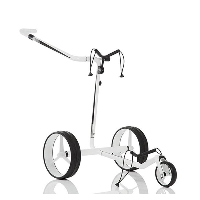 Jucad | Chariot Électrique Carbon Travel 2.0 Blanc/Noir