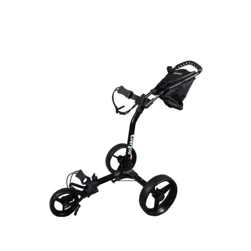 Evergolf | Chariot Manuel 3 Roues avec Porte Parapluie