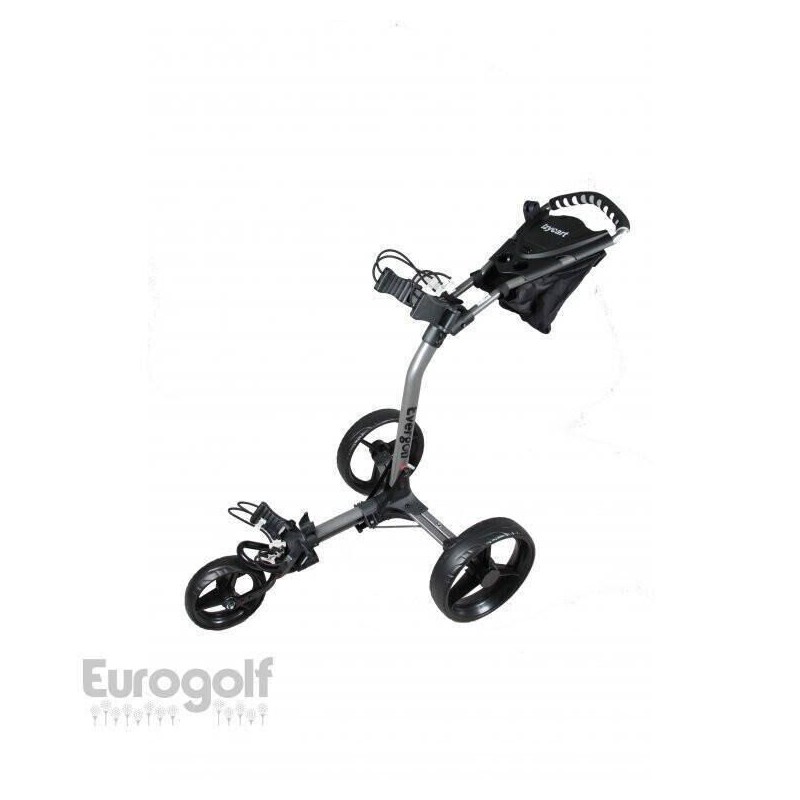 Evergolf | Chariot Manuel 3 Roues avec Porte Parapluie