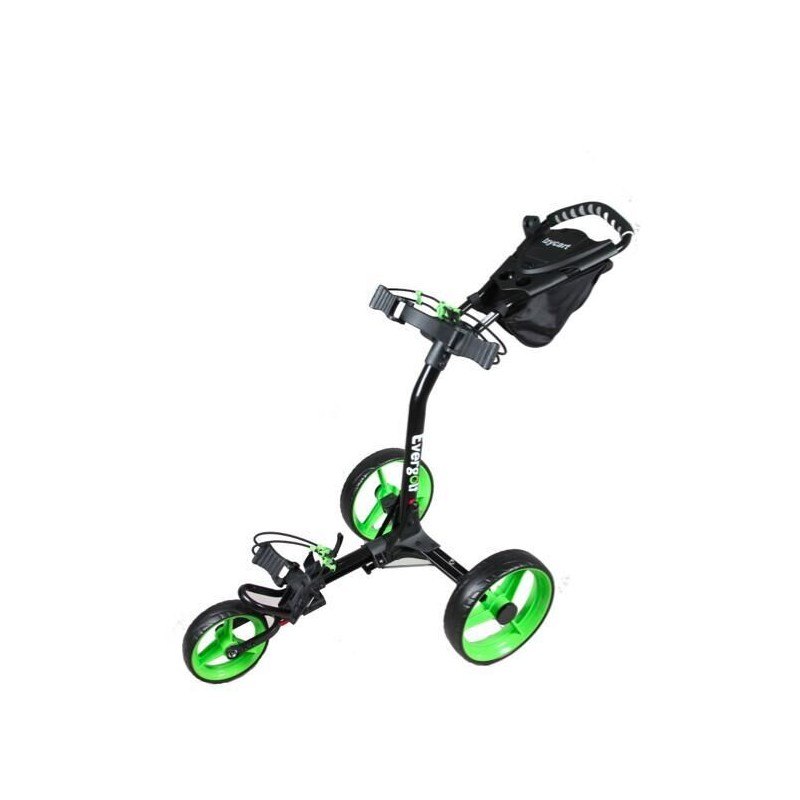 Evergolf | Chariot Manuel 3 Roues avec Porte Parapluie