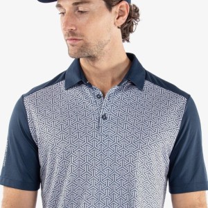POLO GALVIN GREEN MILE NAVY/COOL GREY XXL