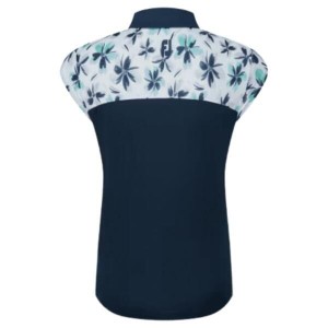 FootJoy | Polo fleurie en fil d'Écosse Femme