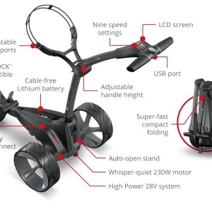 Motocaddy | Chariot Électrique M1 2024