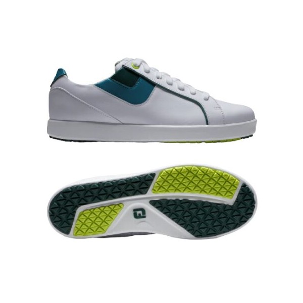 Footjoy | Chaussures Links Blanc/Vert/Bleu