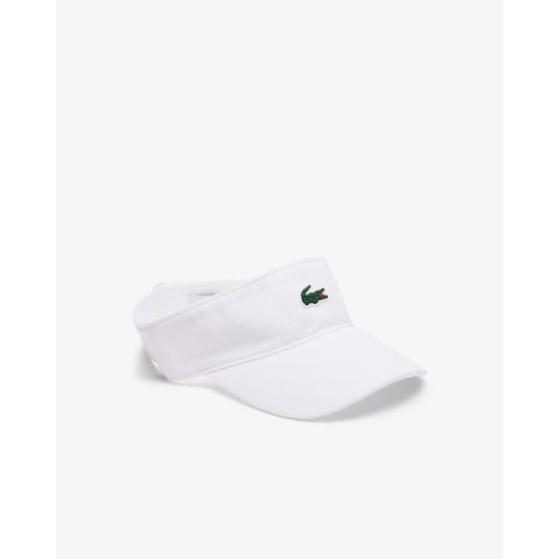 Visière Lacoste Blanche - Élégance et Protection Solaire