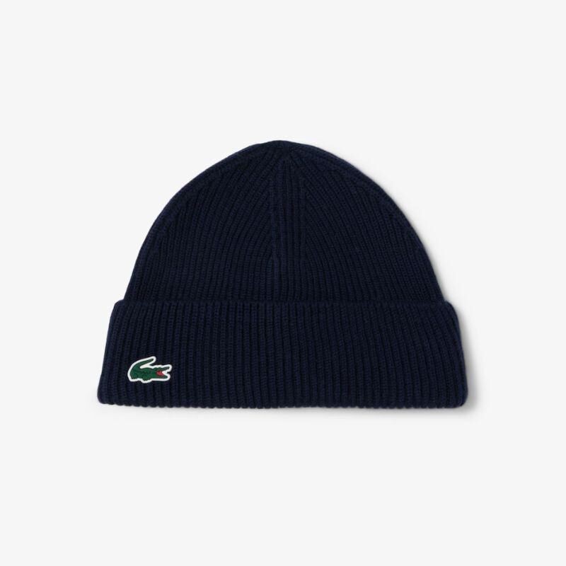 Lacoste | Bonnet Maille Côtelée