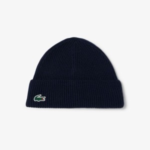 Lacoste | Bonnet Maille Côtelée
