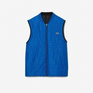 Veste Lacoste Marina réversible noir/bleu