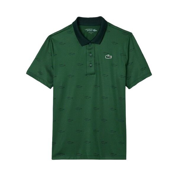 Polo Lacoste Ultra Dry Imprimé – Séchage Rapide, Confort Extensible et Protection UV