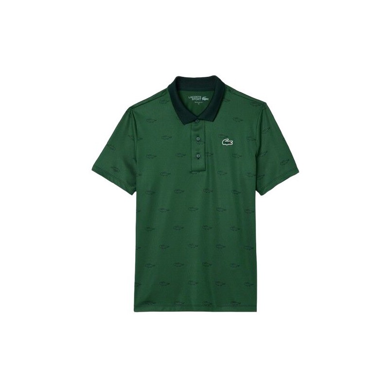 Polo Lacoste Ultra Dry Imprimé – Séchage Rapide, Confort Extensible et Protection UV
