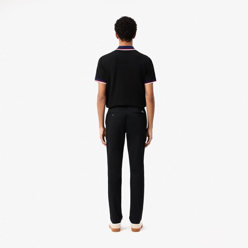 Pantalon Lacoste chino slim en coton stretch