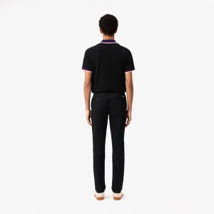 Pantalon Lacoste chino slim en coton stretch