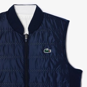 Veste Sans Manches Lacoste Réversible – Style Polyvalent et Confortable