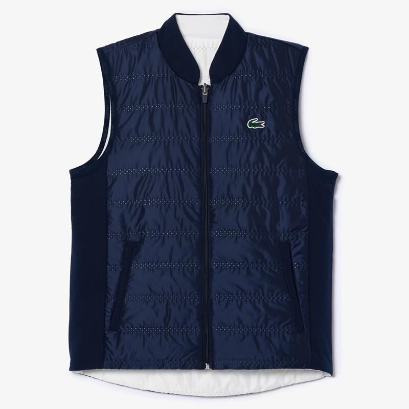 Veste Sans Manches Lacoste Réversible – Style Polyvalent et Confortable
