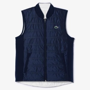 Veste Sans Manches Lacoste Réversible – Style Polyvalent et Confortable
