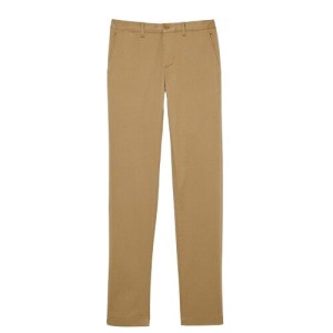 Pantalon Lacoste Chino Slim en Coton – Élégance Moderne et Confort