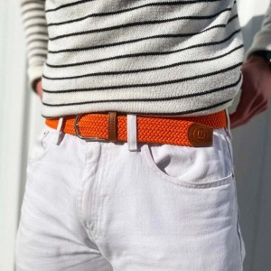 Skimp | Ceinture Tressée Aventurière Orange