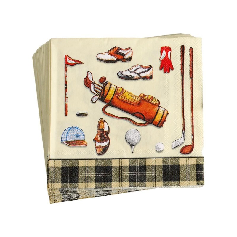 Serviette en papier Golf Sportiques