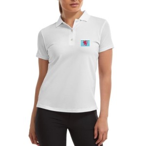 Polo FootJoy Logo Luxembourg Roude Léiw Femme