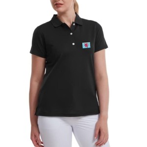 Polo FootJoy Logo Luxembourg Roude Léiw Femme