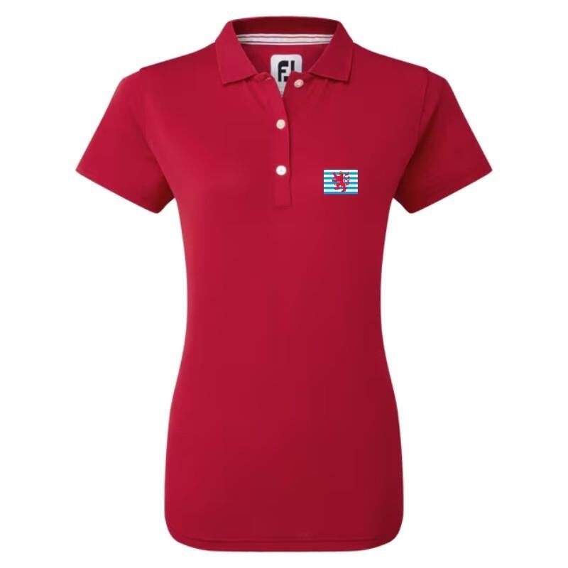 Polo FootJoy Logo Luxembourg Roude Léiw Femme