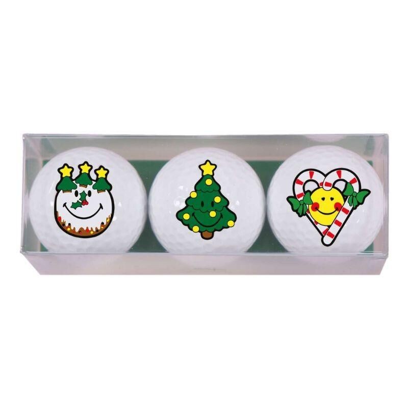 Sportiques | Coffret 3 Balles Boule de Noël, Sapin, Sucre d'Orge