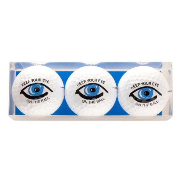 Coffret 3 Balles Sportiques Keep Your Eye On The Ball