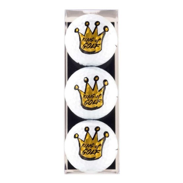 Coffret 3 Balles Sportiques King of Golf