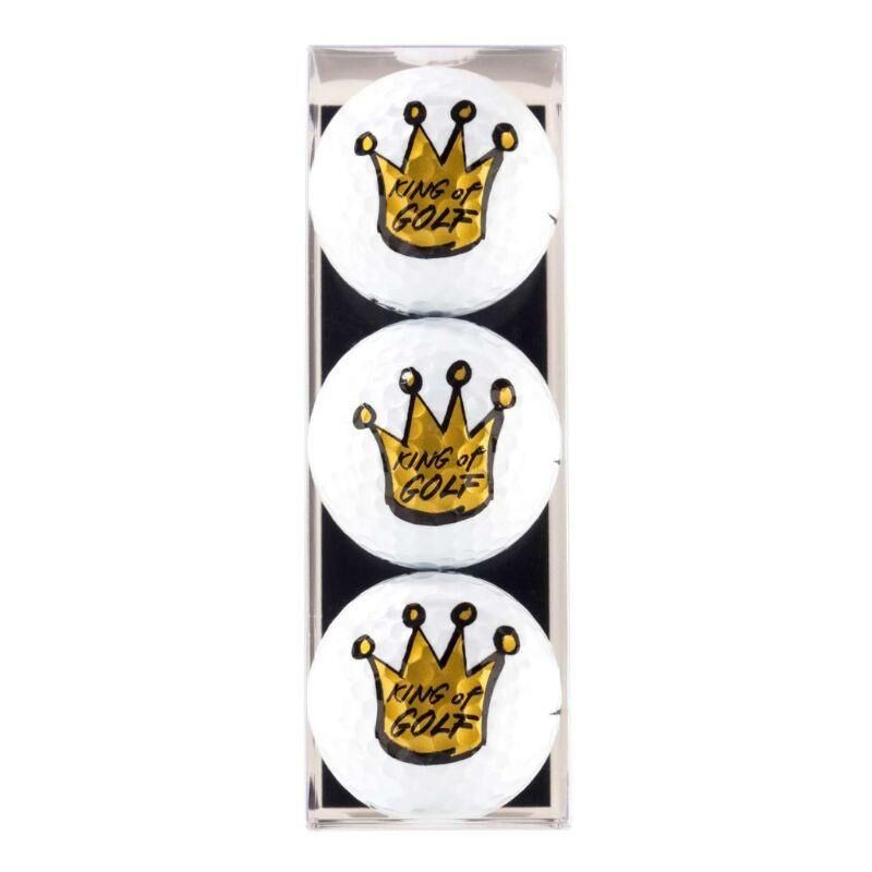 Coffret 3 Balles Sportiques King of Golf