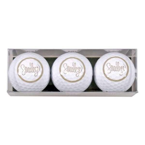Sportiques | Coffret 3 Balles Smiley Écriture