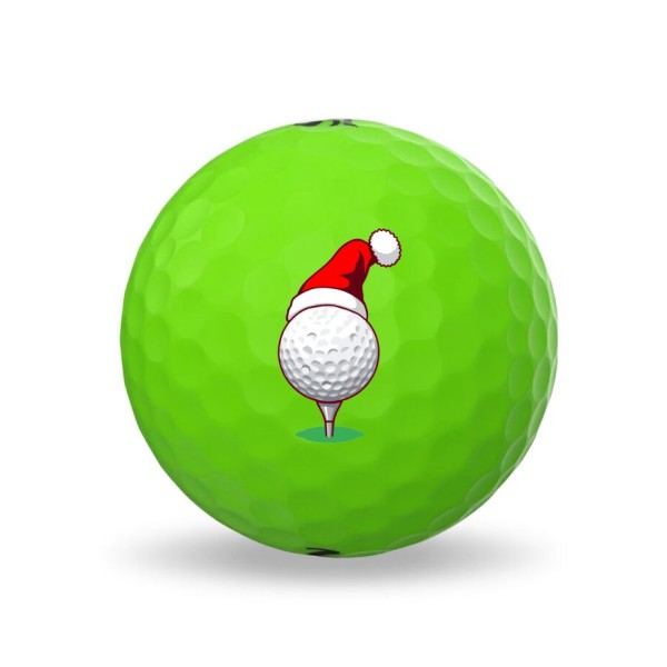 Srixon | Balles Soft Feel Vert - Balle Noël