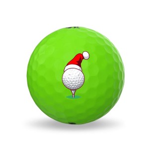 Srixon | Balles Soft Feel Vert - Balle Noël