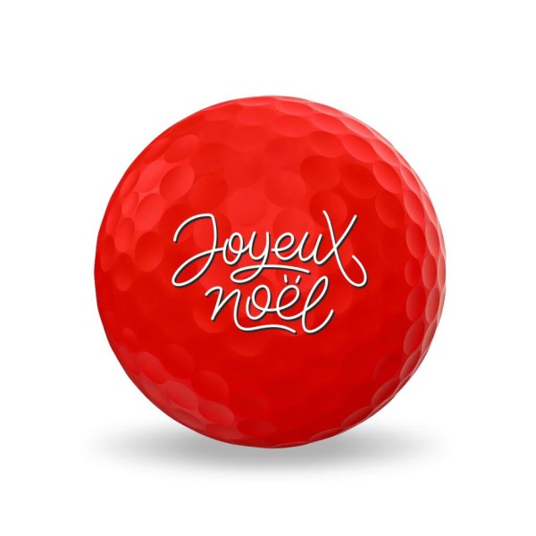 Srixon | Balles Soft Feel Rouge - Joyeux Noël
