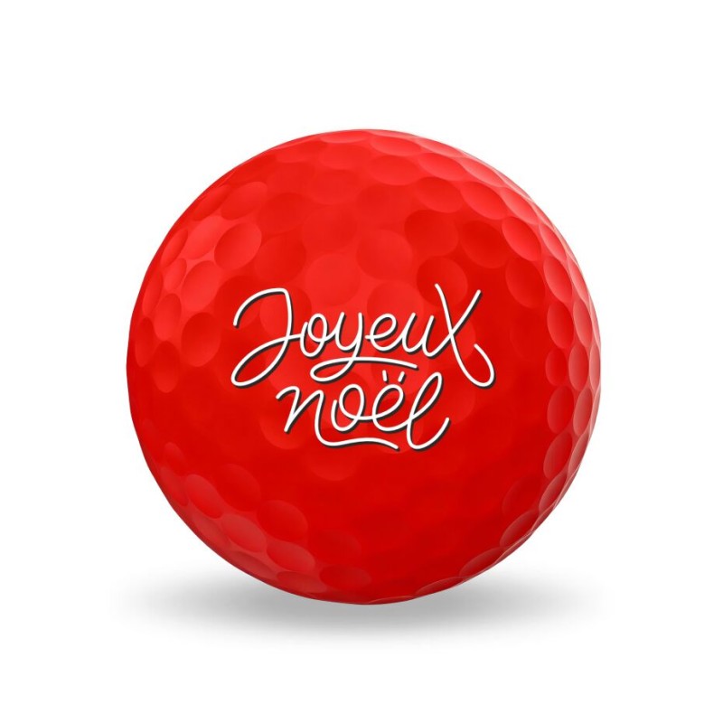 Srixon | Balles Soft Feel Rouge - Joyeux Noël