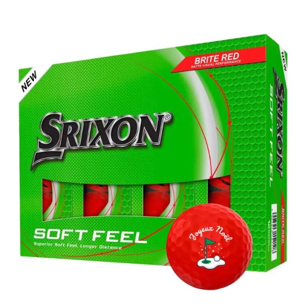 Srixon | Balles Soft Feel Rouge - Drapeau