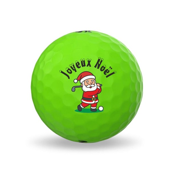 Srixon | Balles Soft Feel Vert - Père Noël Golfeur