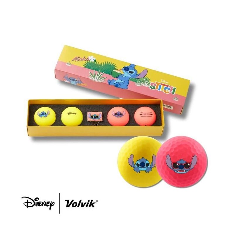 Volvik | Coffret Balles de golf Disney Stitch 2