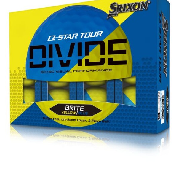 Srixon | Balles Q-Star Tour Divide Jaune/Bleu