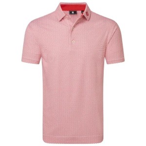 FootJoy | Polo Scallop Geo Piqué