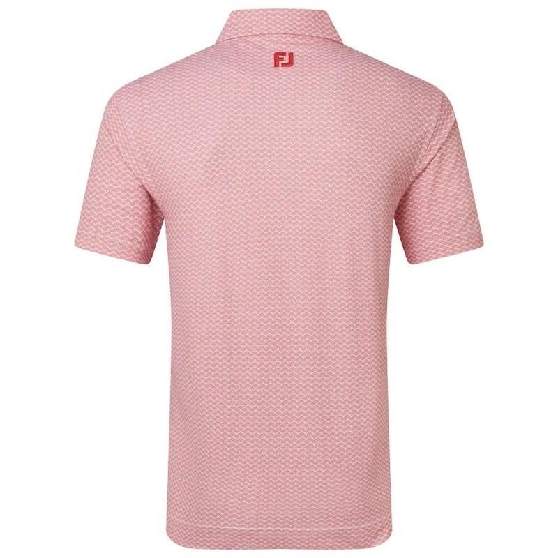 FootJoy | Polo Scallop Geo Piqué
