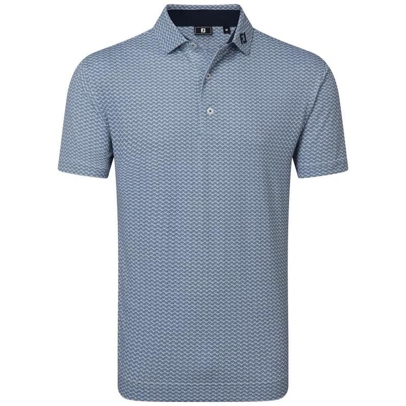 FootJoy | Polo Scallop Geo Piqué